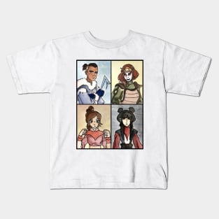 The Last Paintbender: Team Avatar Non-Benders Kids T-Shirt